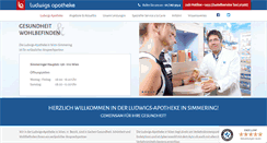 Desktop Screenshot of ludwigs-apotheke.at